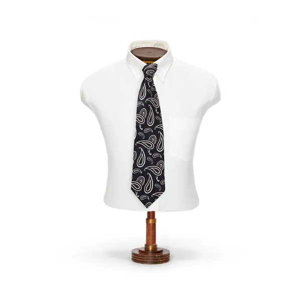 Cravatta jacquard di seta fatta a mano