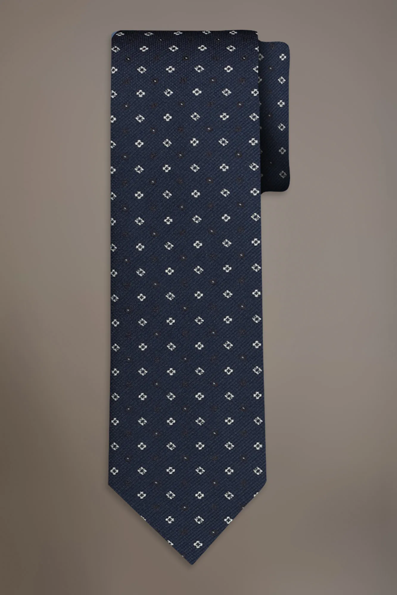 Cravatta misto bamboo uomo fantasia