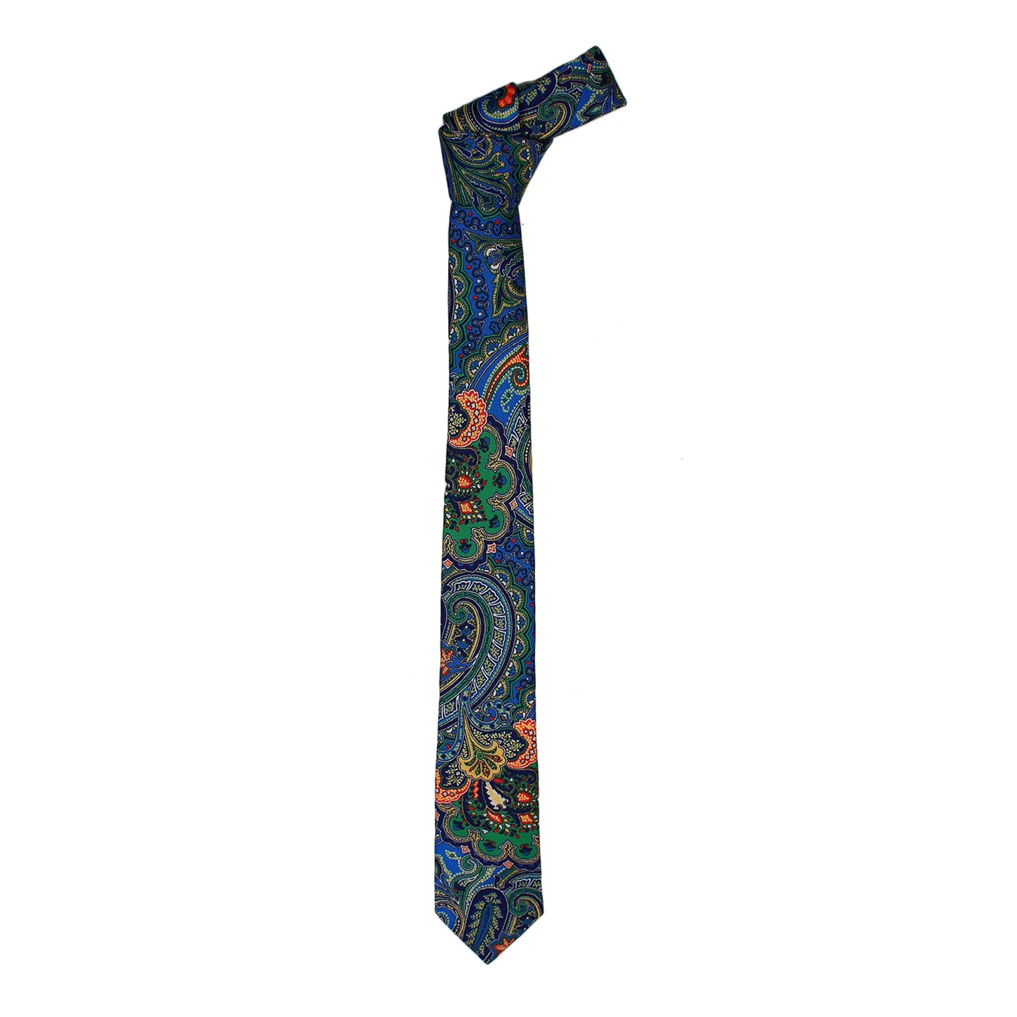 Cravatta Paisley Verde