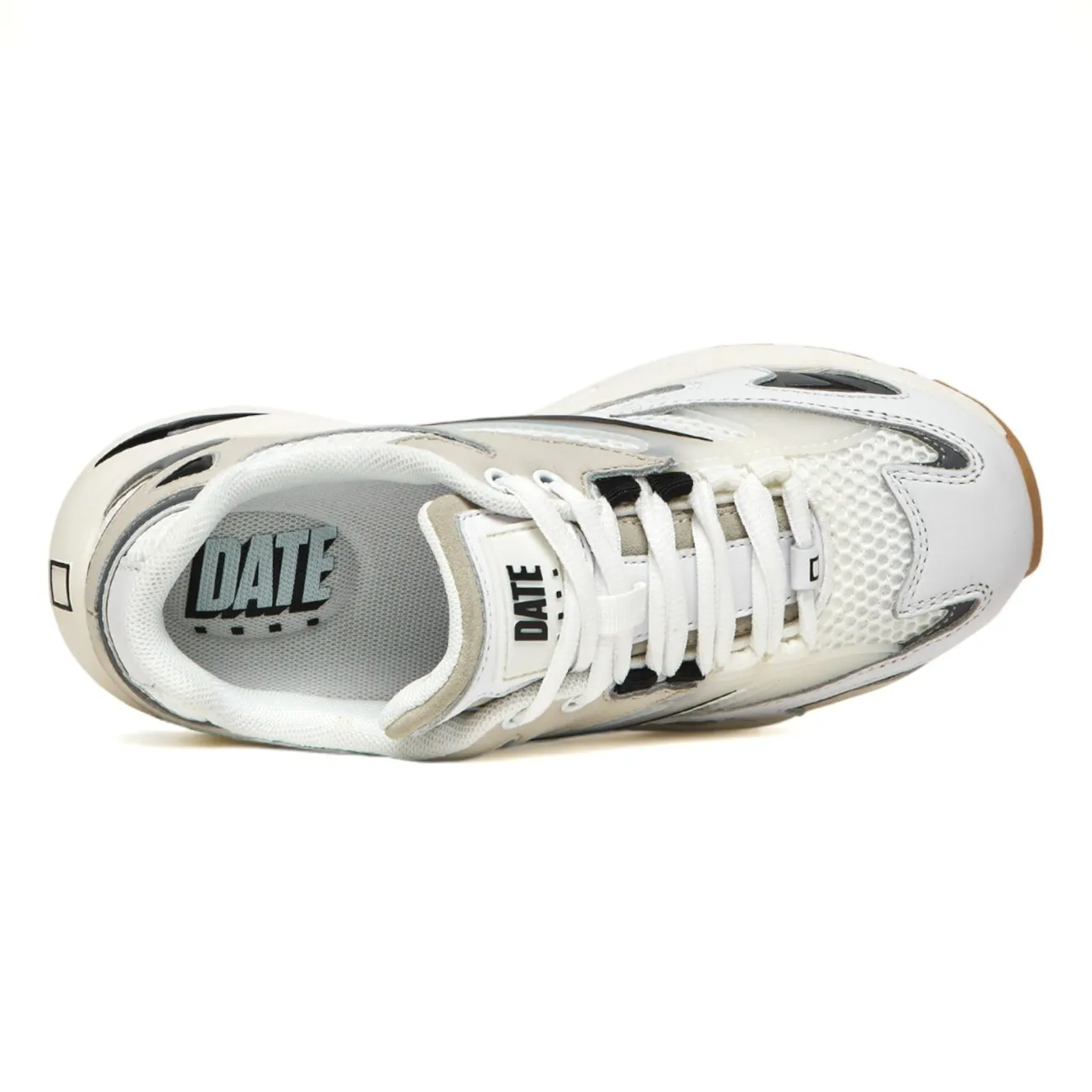 Date sneakers running uomo SN23 bianche