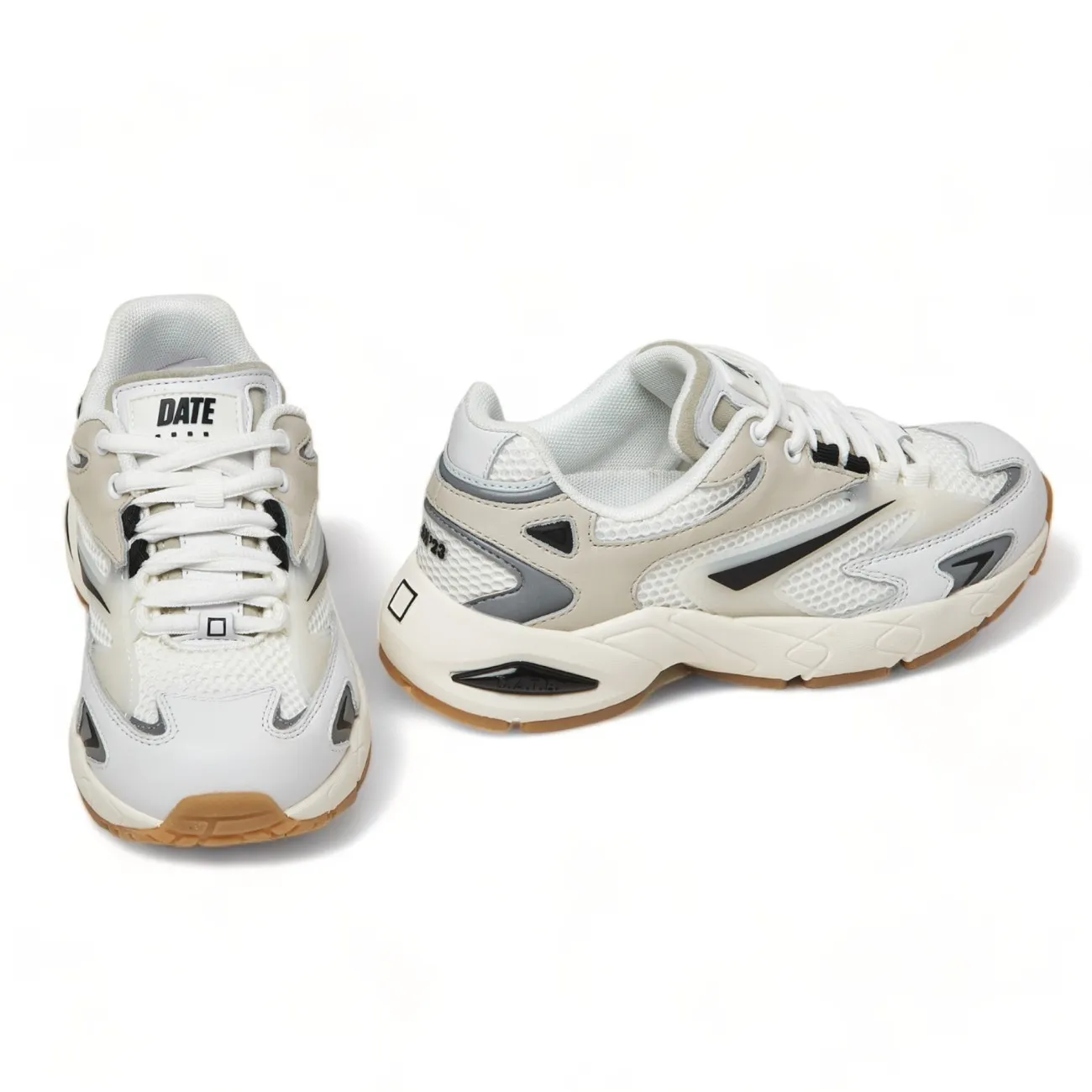 Date sneakers running uomo SN23 bianche