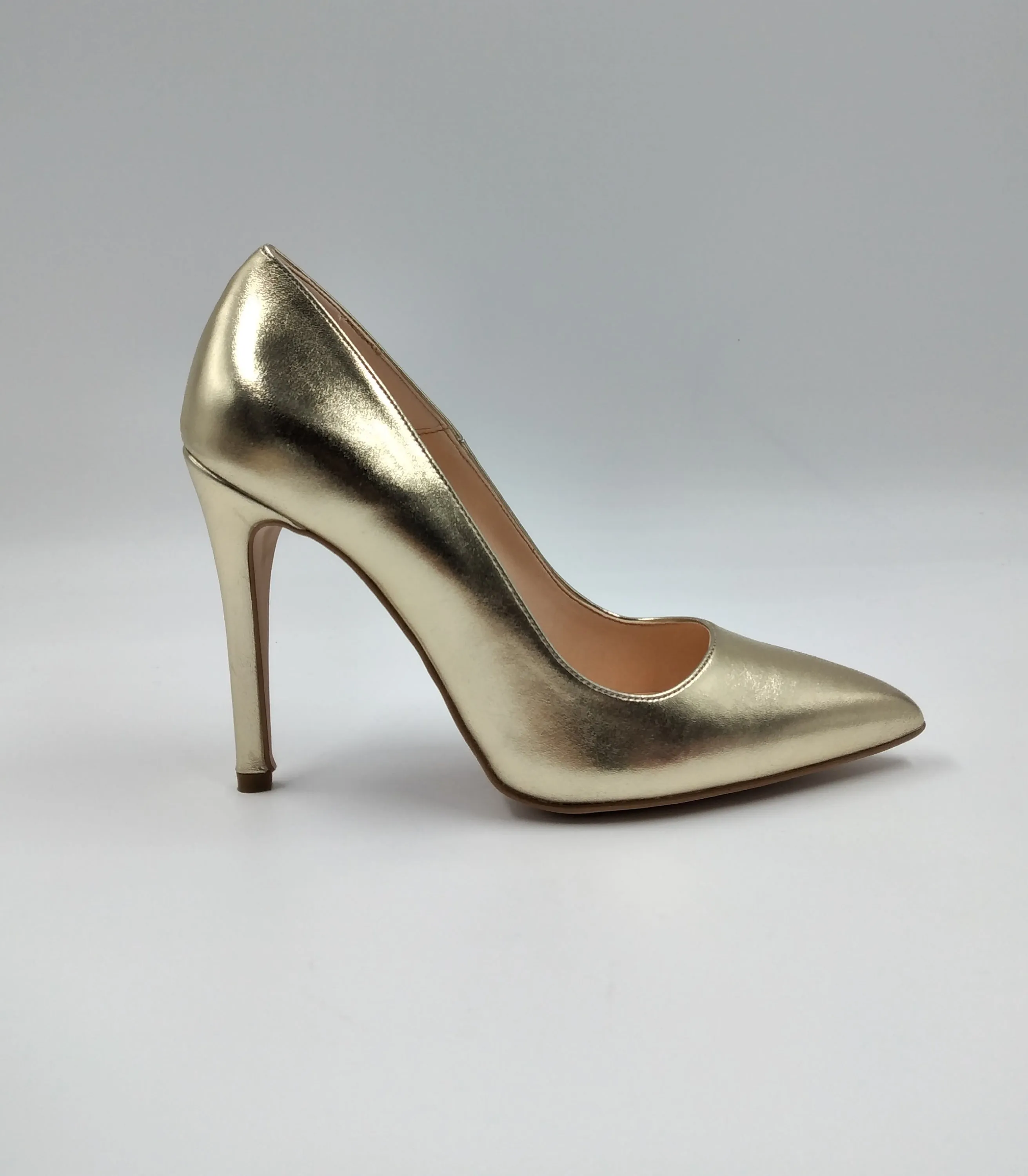 DECOLLETE CHARME PELLE PLATINO