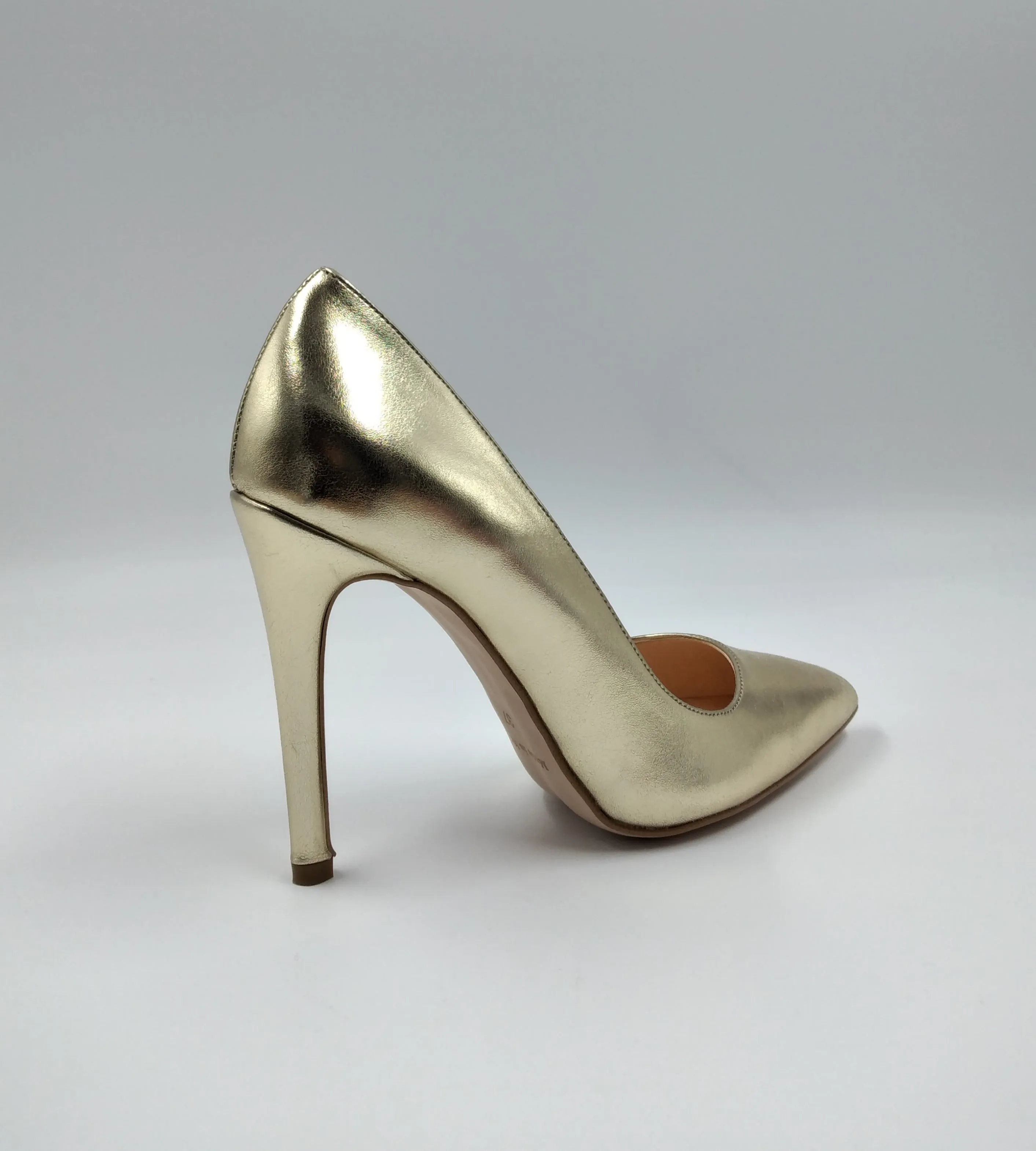 DECOLLETE CHARME PELLE PLATINO