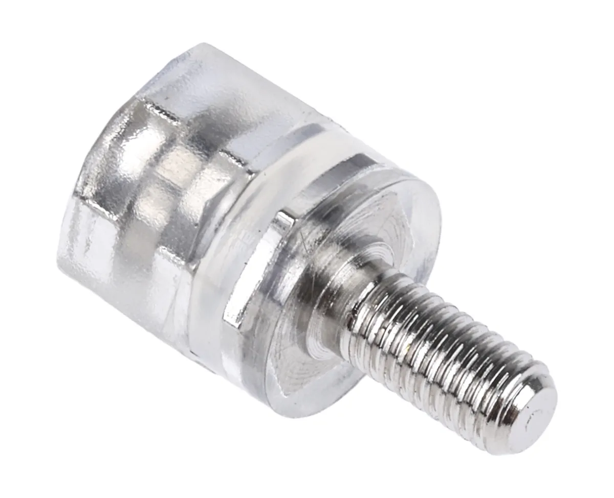 Distanziale filettato Esagonale Maschio/Femmina, in Nylon Liscio, L. 7mm, M3 x M3, Ø est 7mm