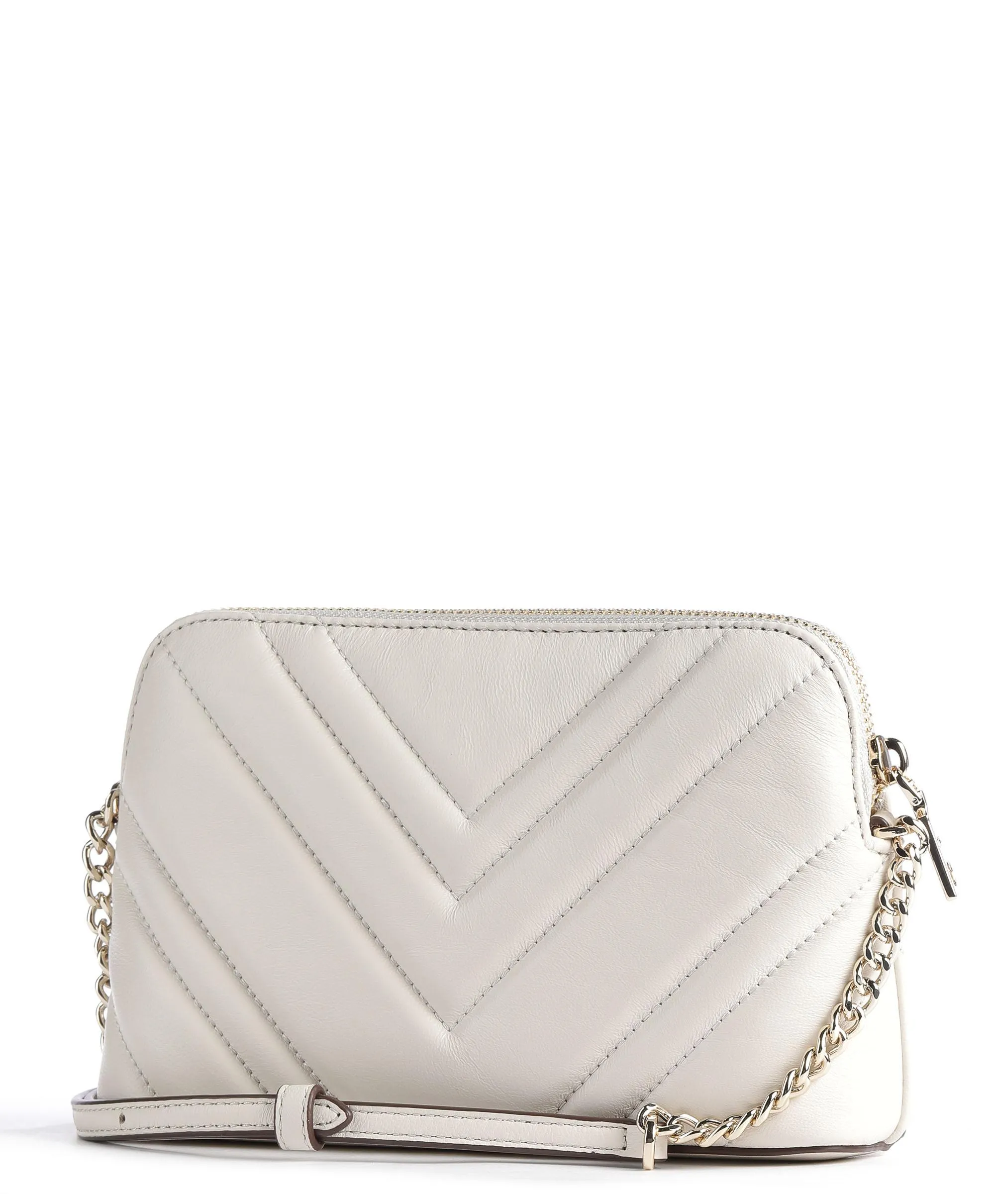  DKNY Madison Borsa a tracolla cuoio di agnello avorio  