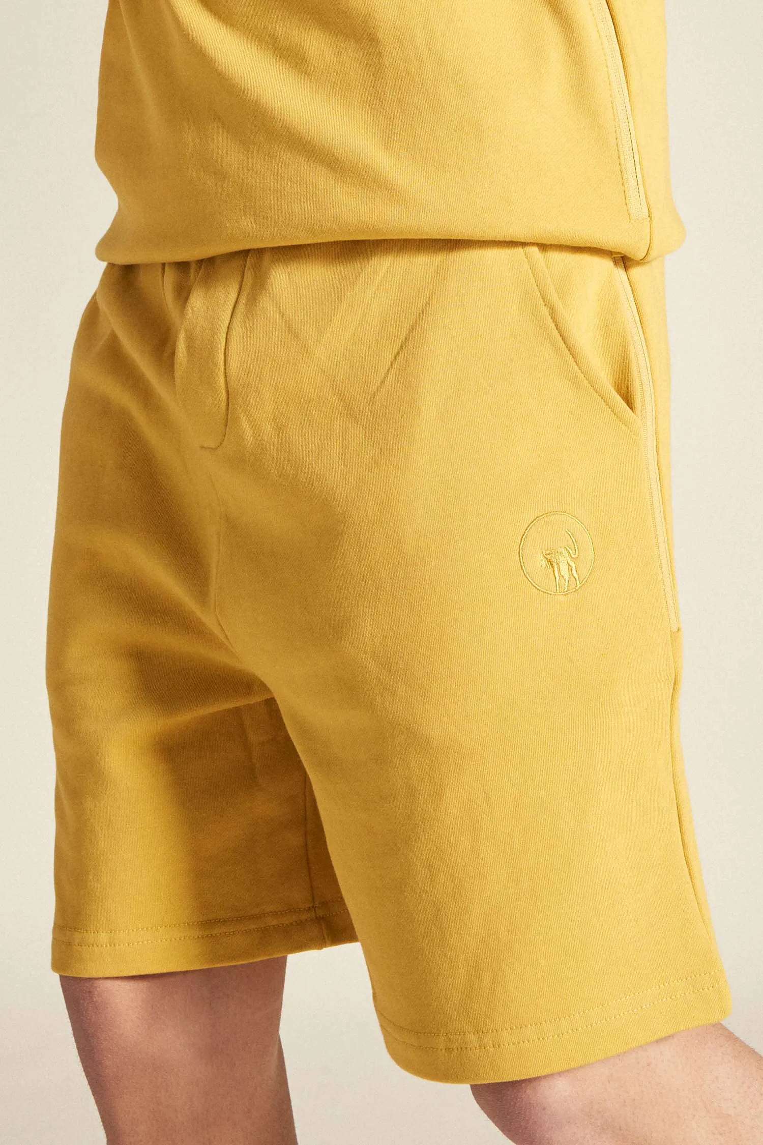 FALTER 2.0 – Pantaloncino giallo in cotone