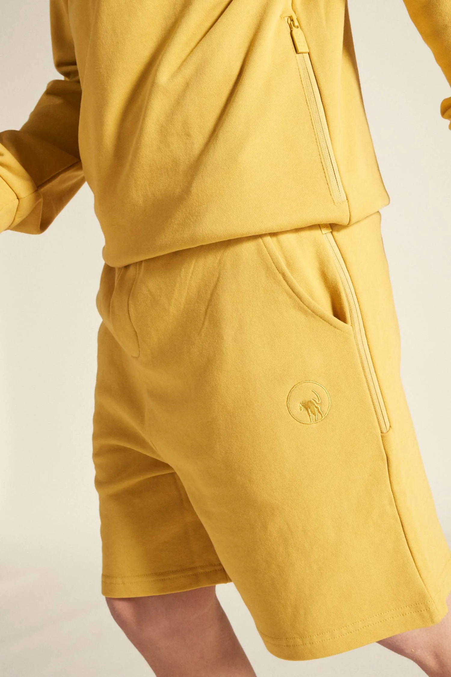 FALTER 2.0 – Pantaloncino giallo in cotone