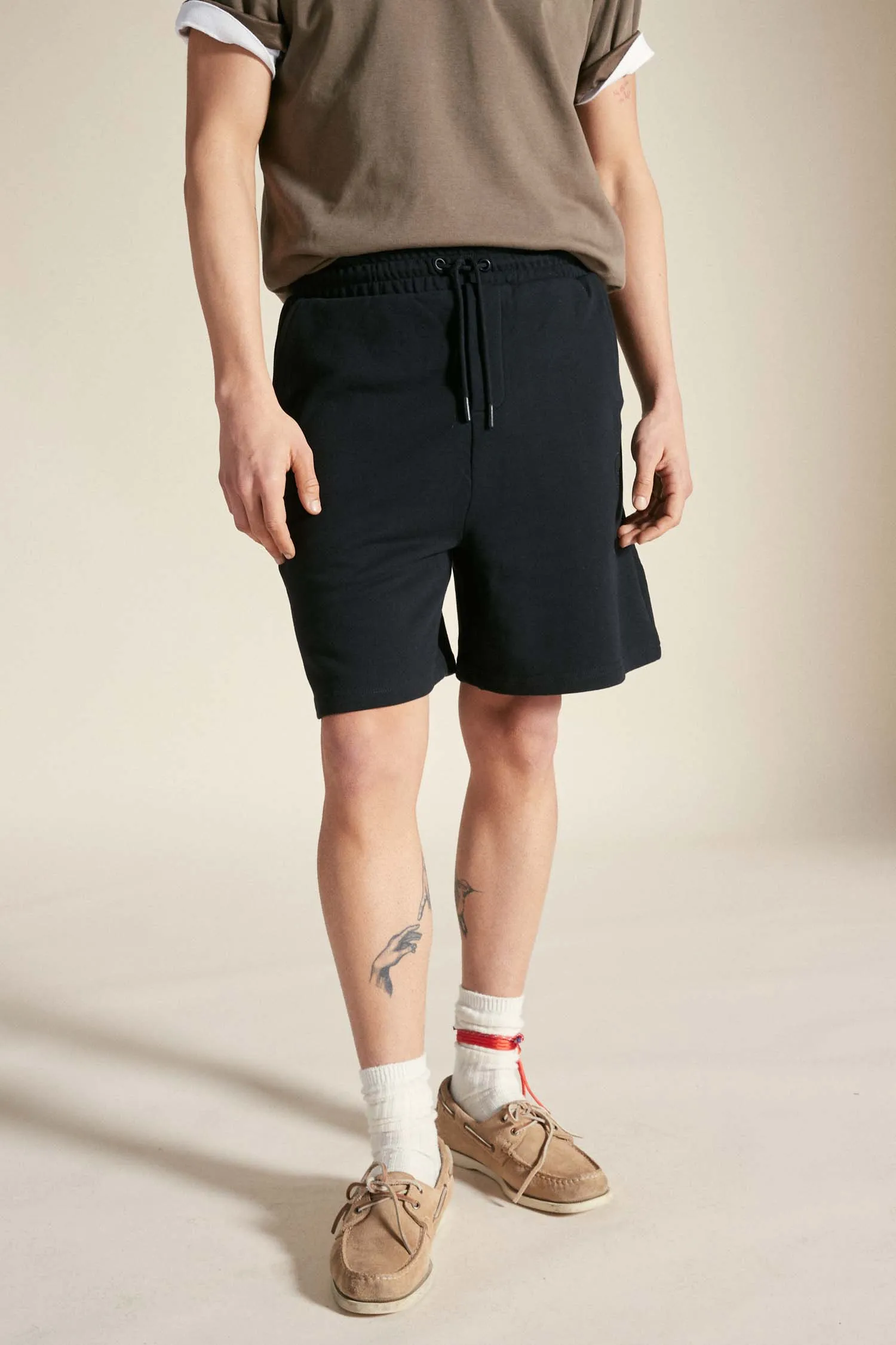 FALTER 2.0 – Pantaloncino nero in cotone