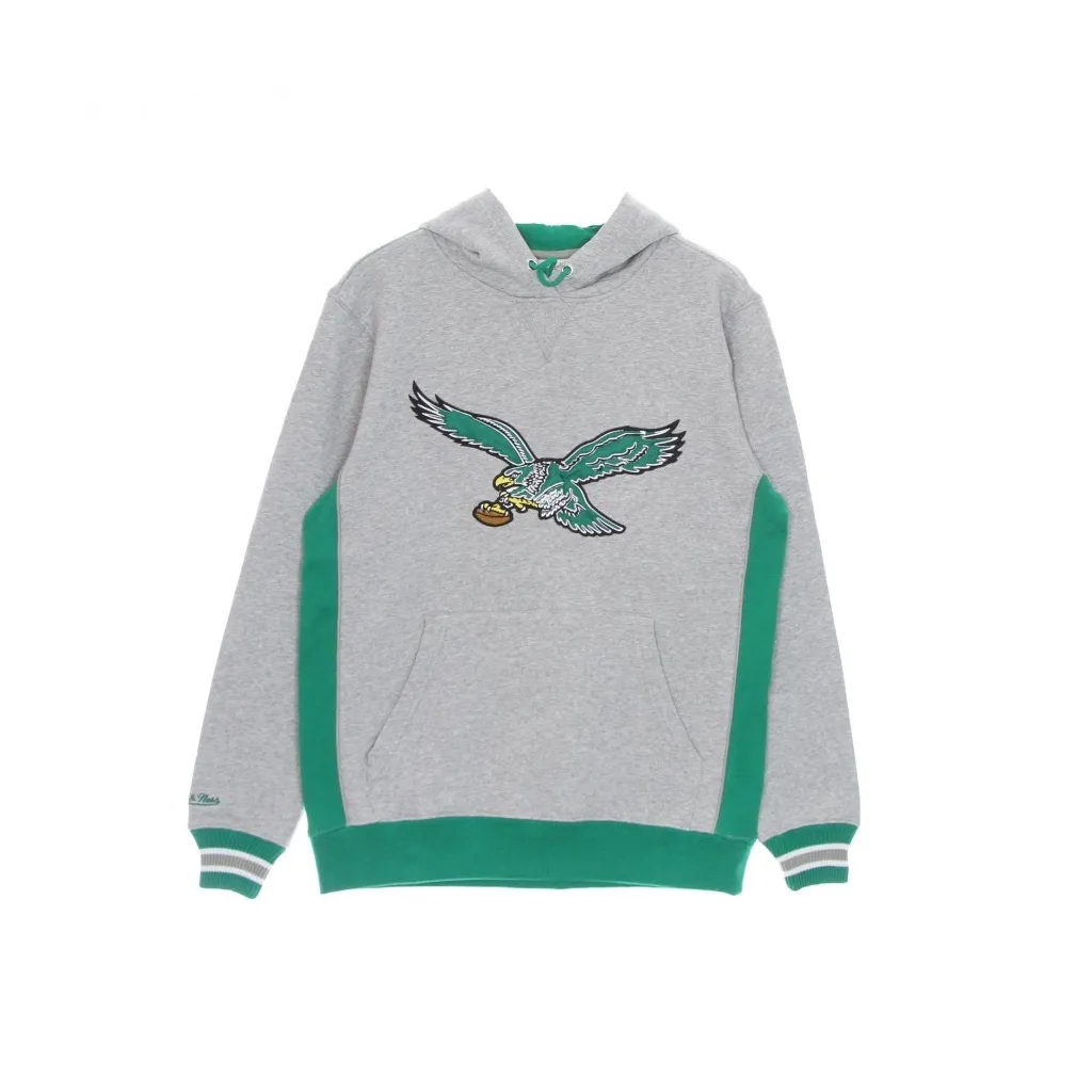 felpa cappuccio uomo nfl pinnacle heavyweight fleece hoodie phieag GREY HEATHER/ORIGINAL TEAM COLORS