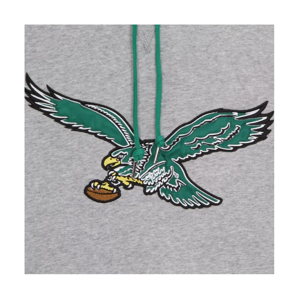 felpa cappuccio uomo nfl pinnacle heavyweight fleece hoodie phieag GREY HEATHER/ORIGINAL TEAM COLORS