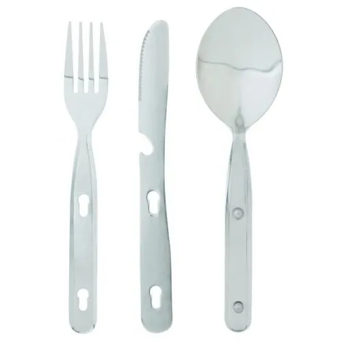 Ferrino set di 3 posate in inox