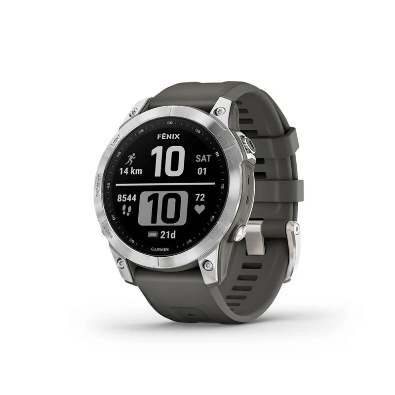 Garmin Fenix 7 Argento Graphite Ban
