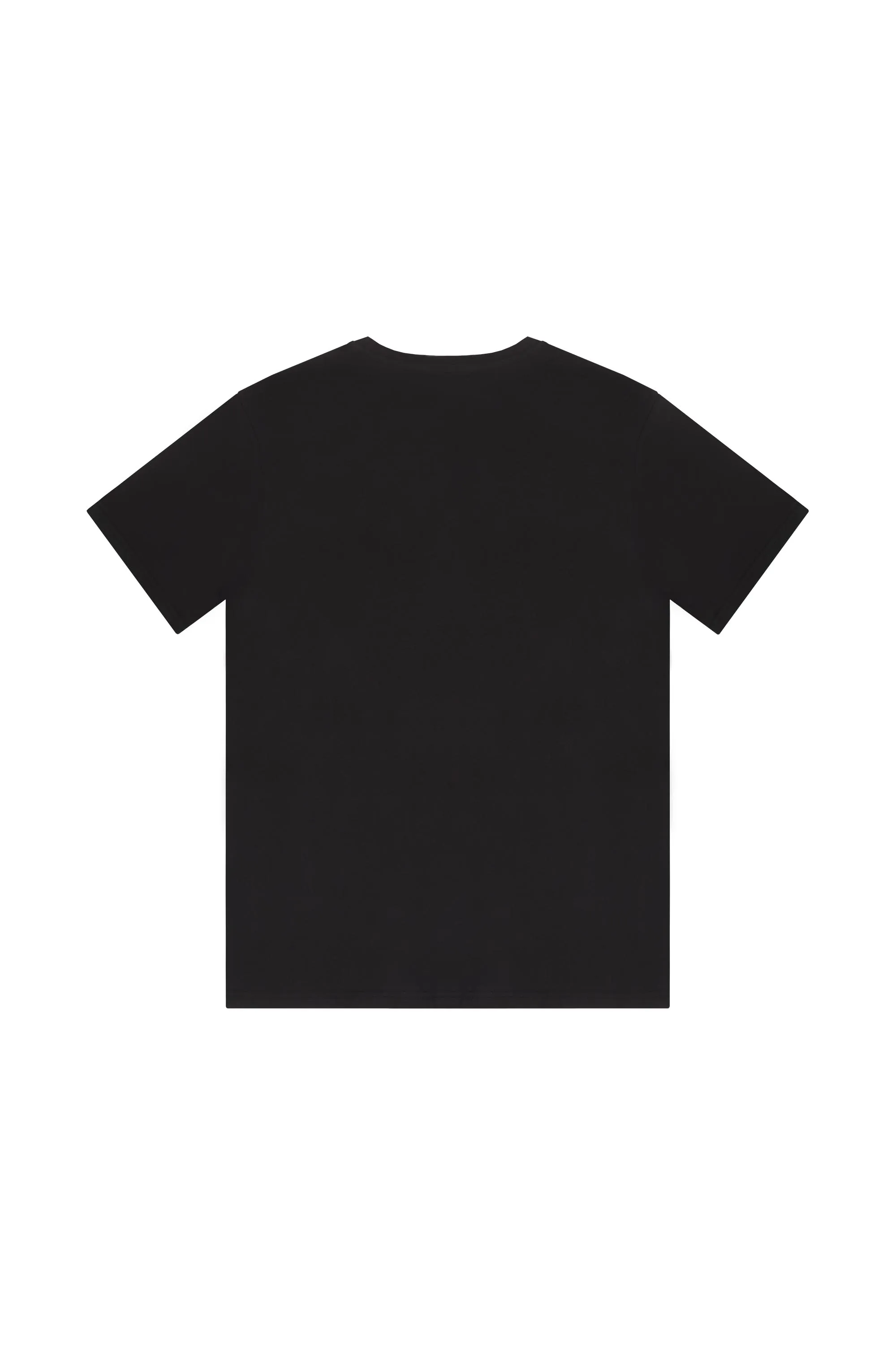 GEORDIE – T shirt nera con stampa maxi logo