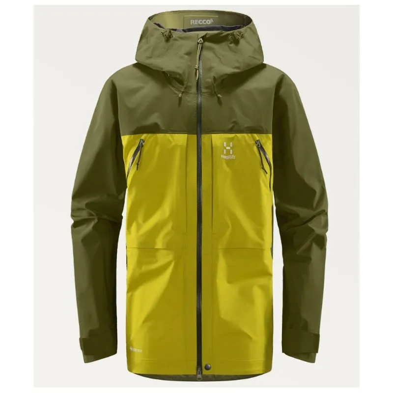Giacca da sci HAGLÖFS Vassi Touring GTX Uomo (Aurora/Verde Oliva)