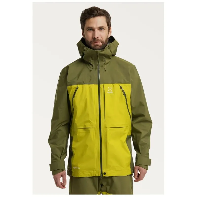 Giacca da sci HAGLÖFS Vassi Touring GTX Uomo (Aurora/Verde Oliva)