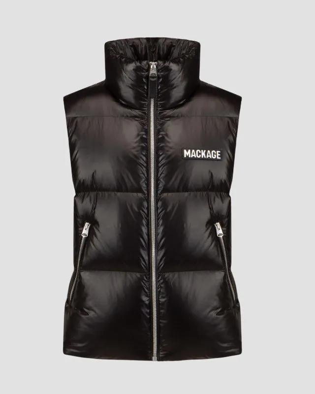 Gilet nero con piumino da uomo Mackage Kane