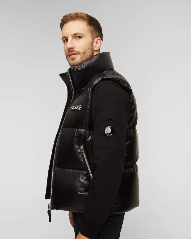 Gilet nero con piumino da uomo Mackage Kane