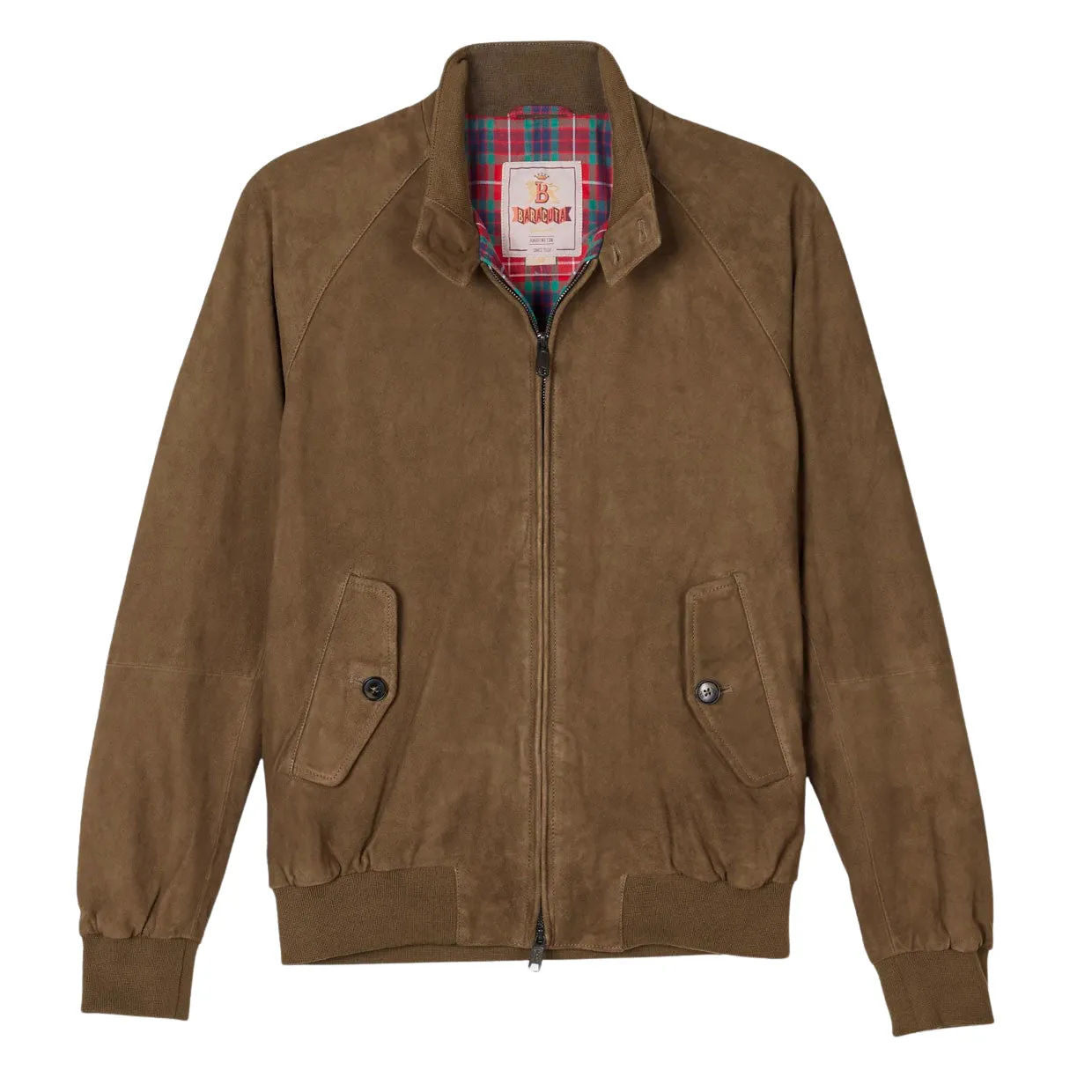 Giubbino Uomo Baracuta G9 Suede Marrone