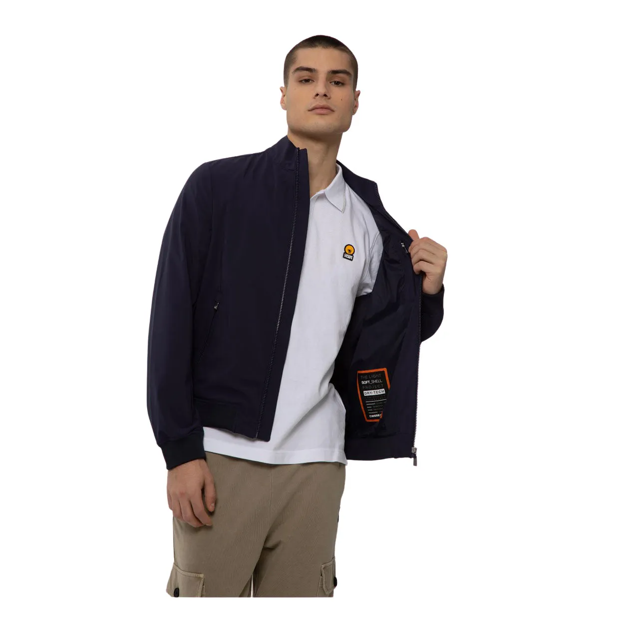 Giubbino Uomo Ciesse Piumini Ashjo Bomber Blu