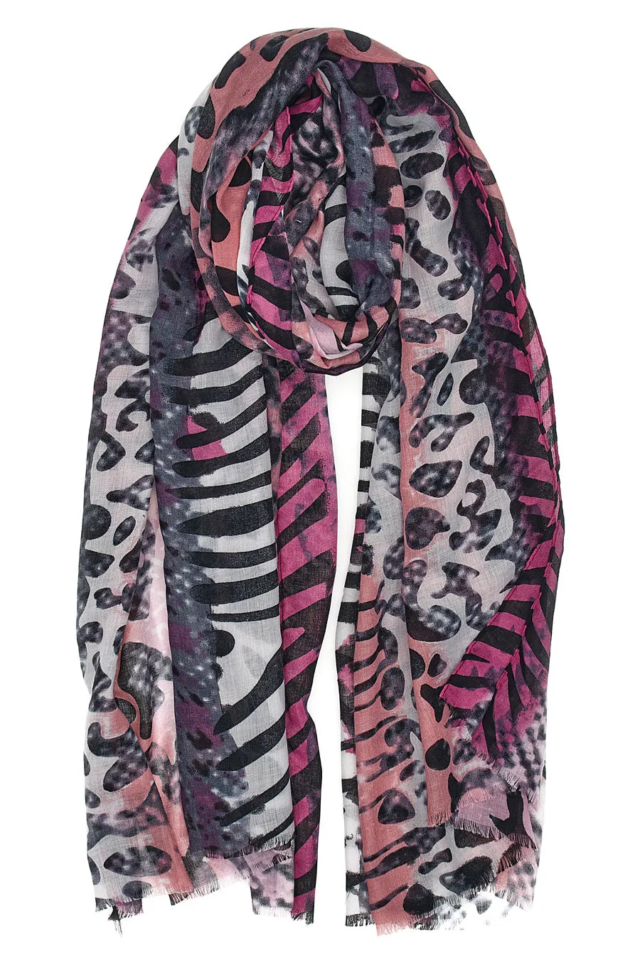   GMV Foulard Leopardato Fucsia Gian Marco Venturi 6