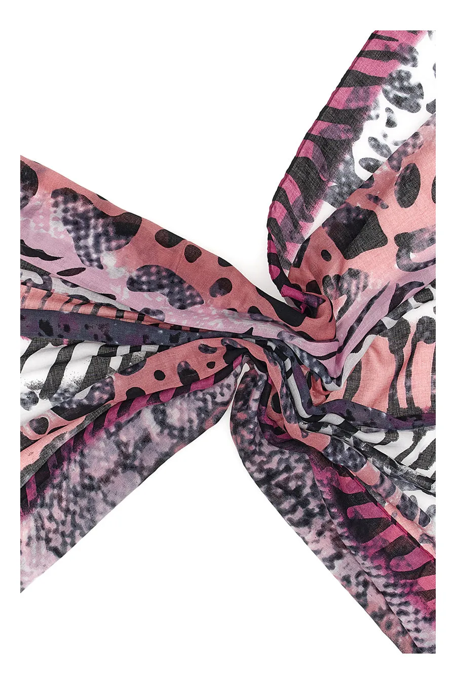   GMV Foulard Leopardato Fucsia Gian Marco Venturi 6
