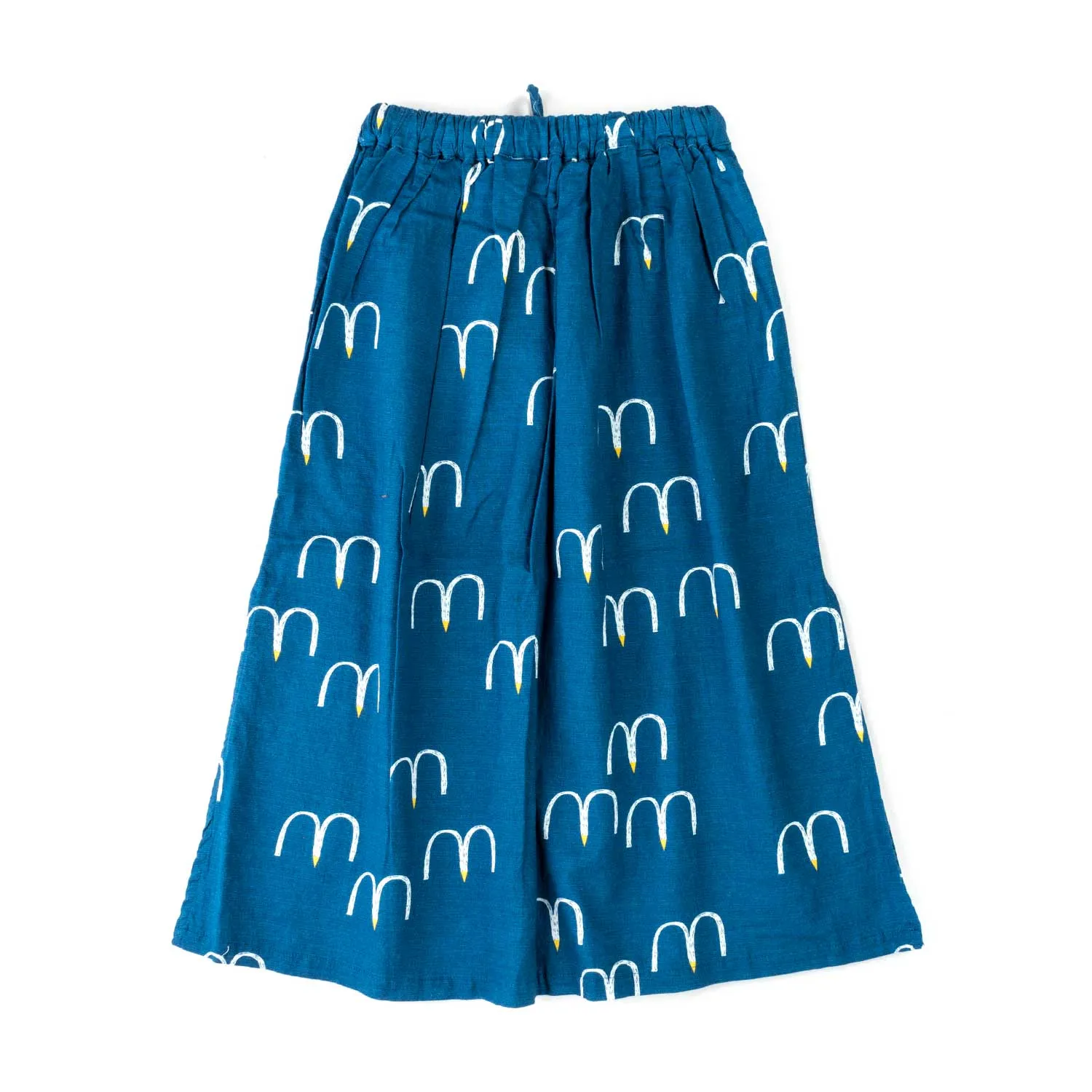 Gonna Blu Misto Lino Bambina