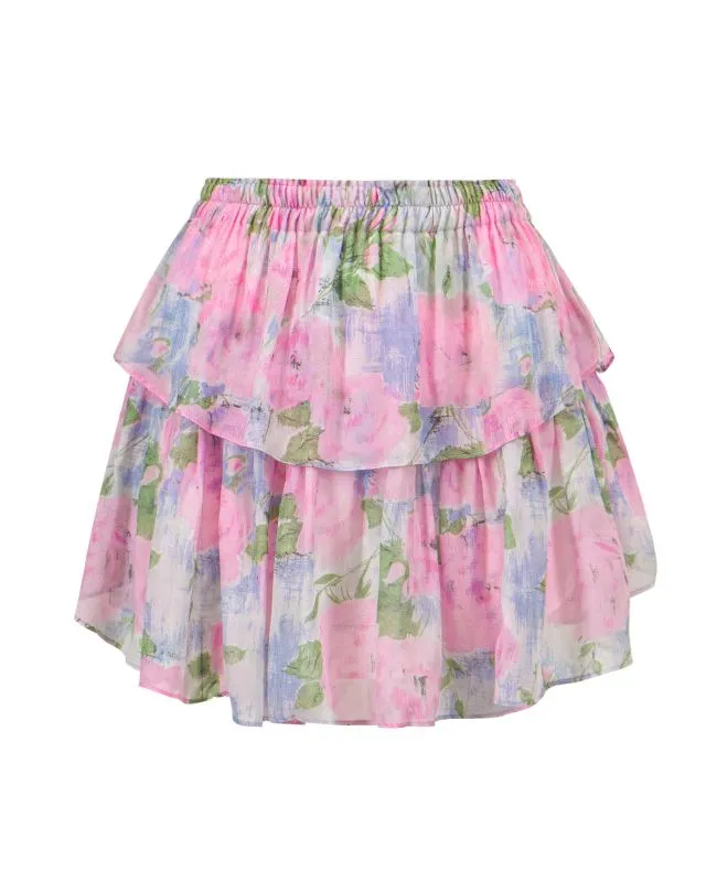 Gonna LoveShackFancy RUFFLE MINI SKIRT