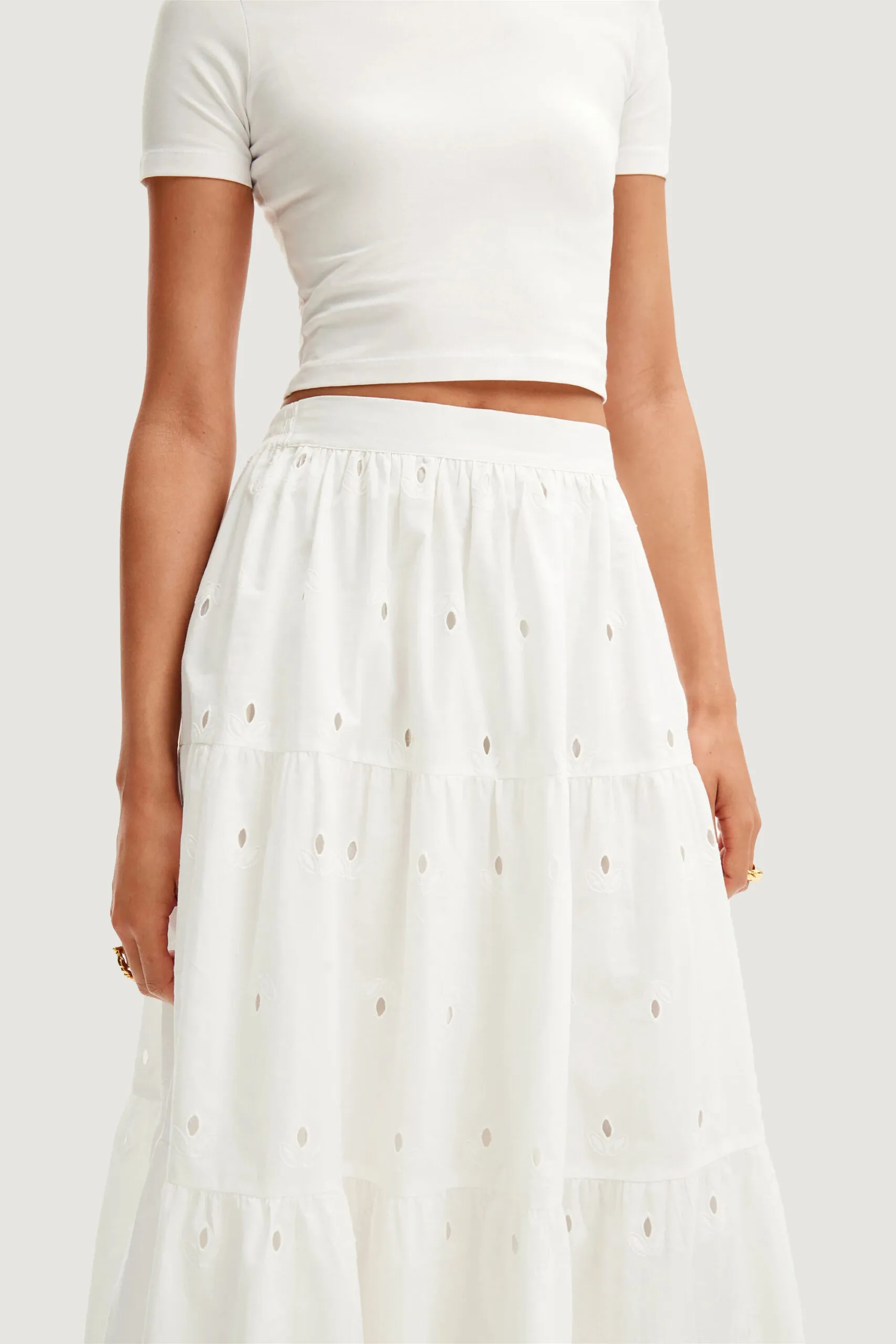 Gonna lunga Desigual VICENZA Bianco