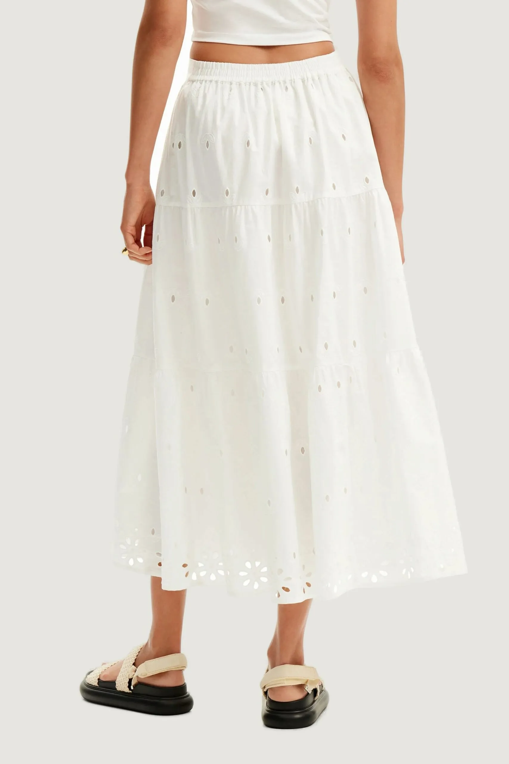 Gonna lunga Desigual VICENZA Bianco