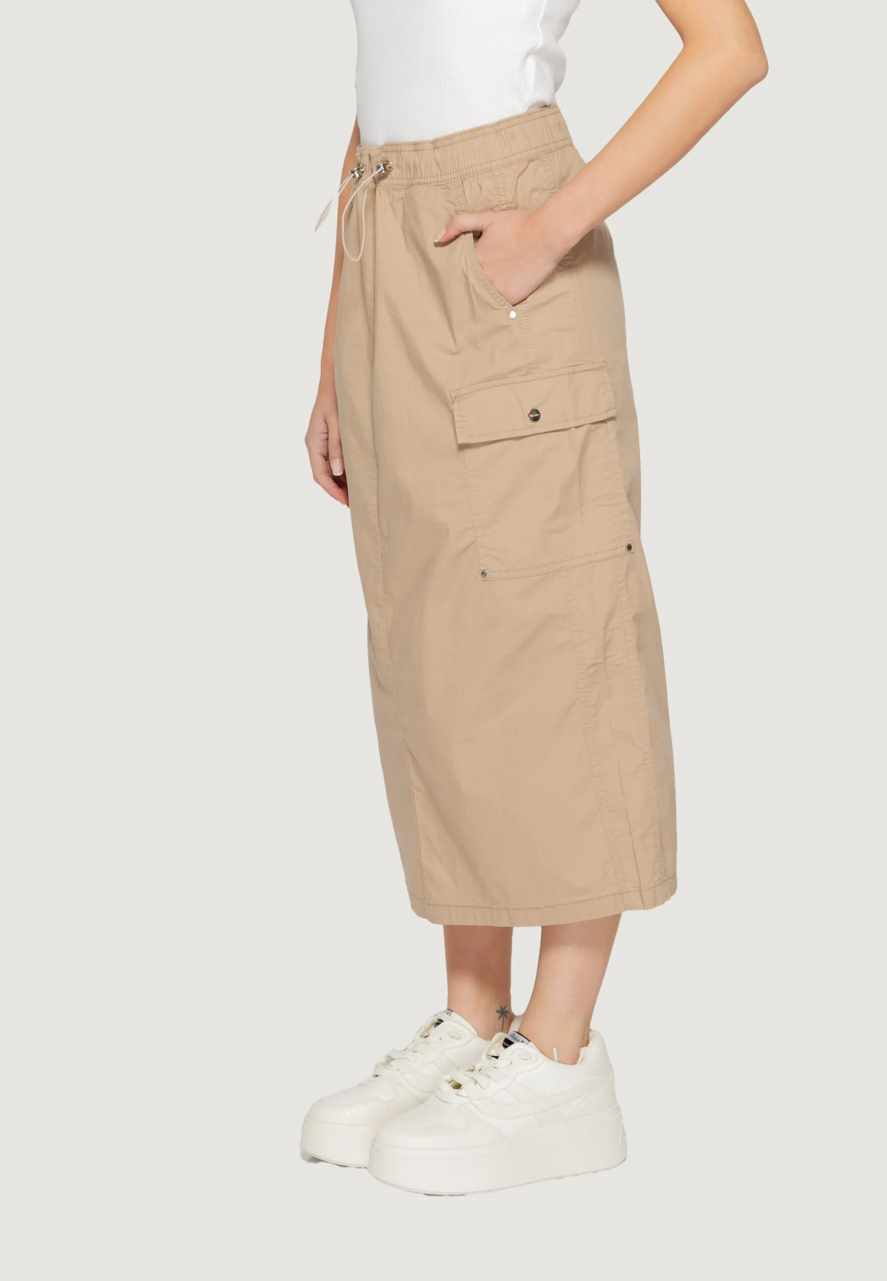 Gonna lunga Street One  Beige