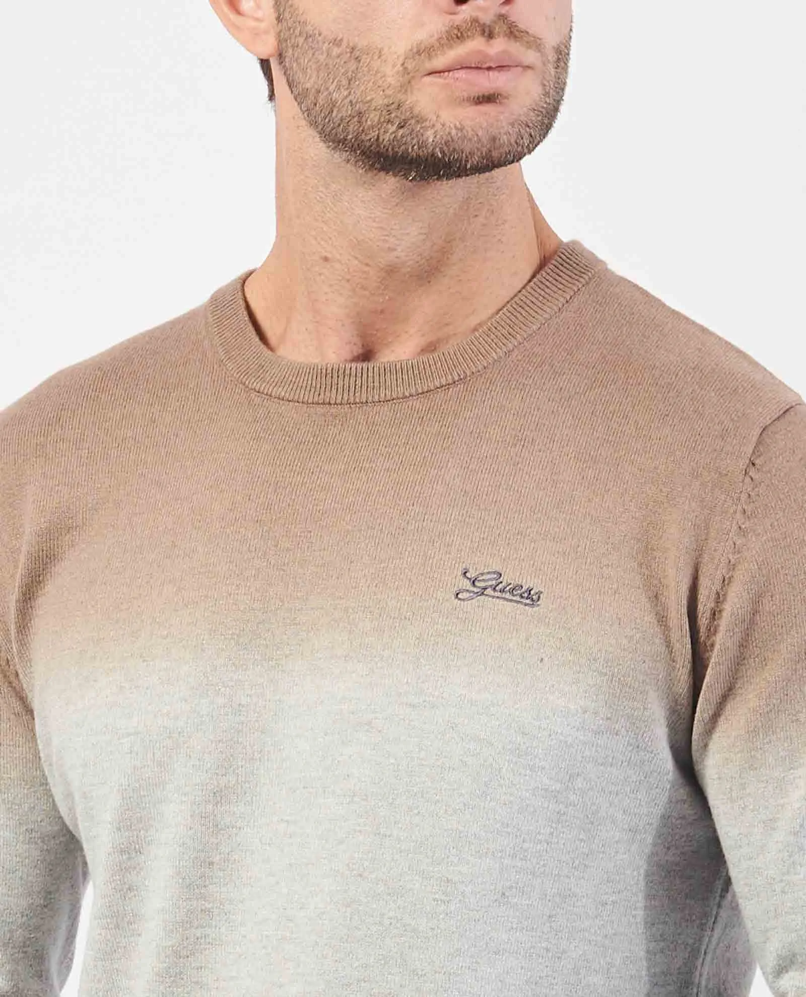 GUESS      Maglione girocollo Guess a blocchi di colore