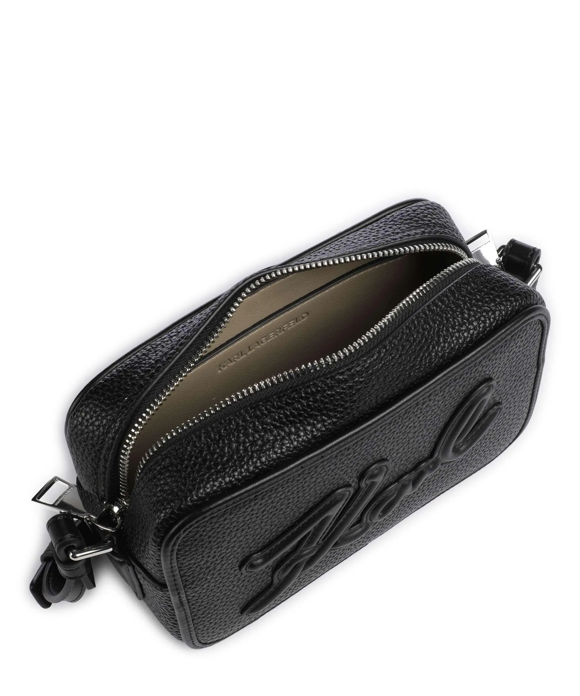  Karl Lagerfeld K/Skuare Borsa a tracolla pelle sintetica nero  