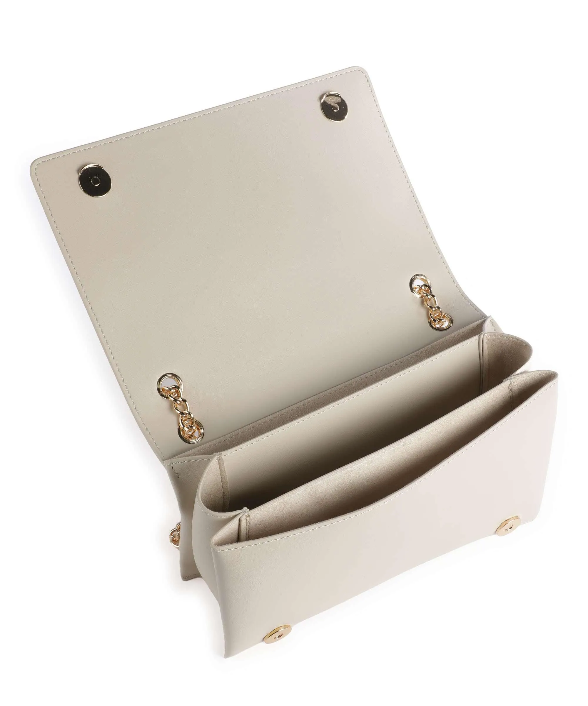  Love Moschino Lovely Love Borsa a spalla pelle sintetica beige  