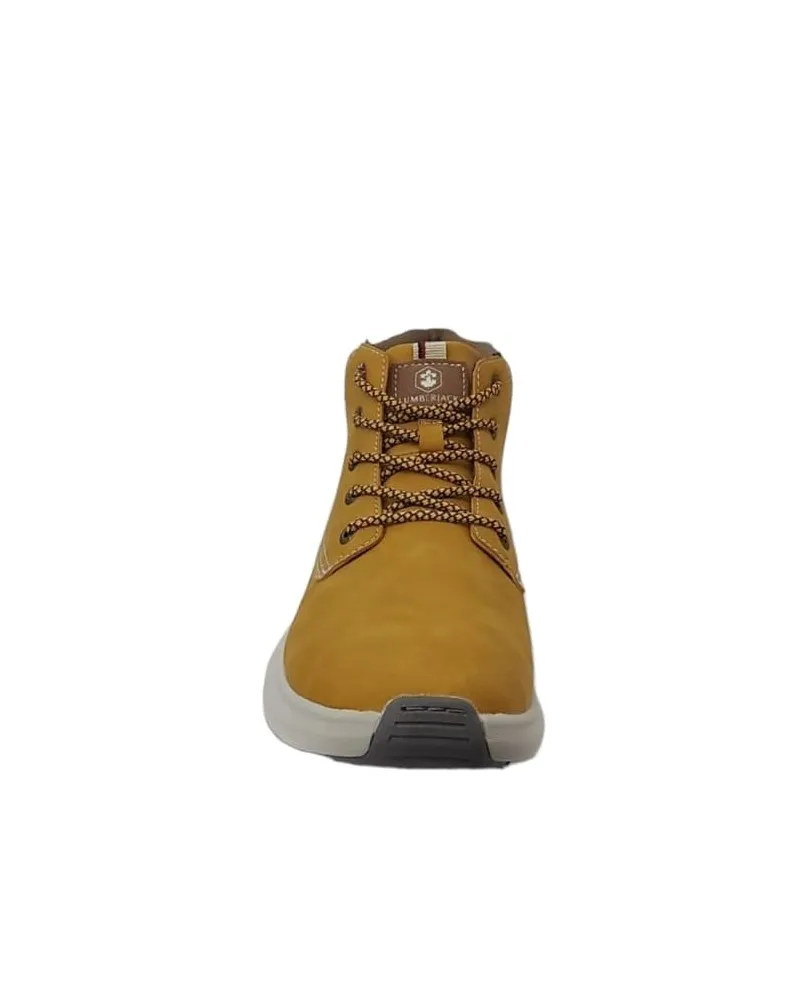 LUMBERJACK NEIL SMD6701 scarponcini polacchini scarpe alte pelle giallo