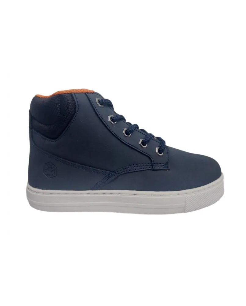 LUMBERJACK SB64601 polacchini stivaletto scarpe alte bambino pelle