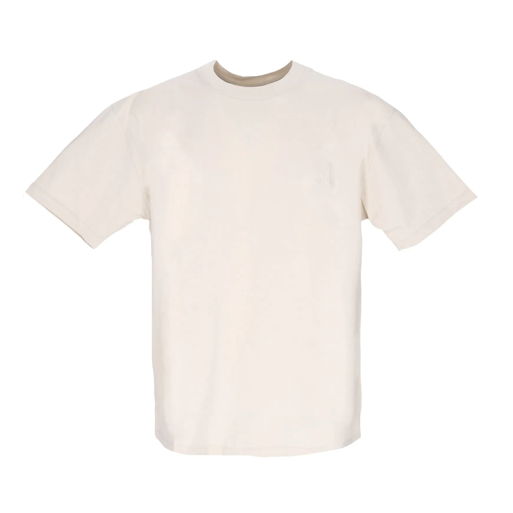 Maglietta Uomo Embroidered Logo Tee Sand