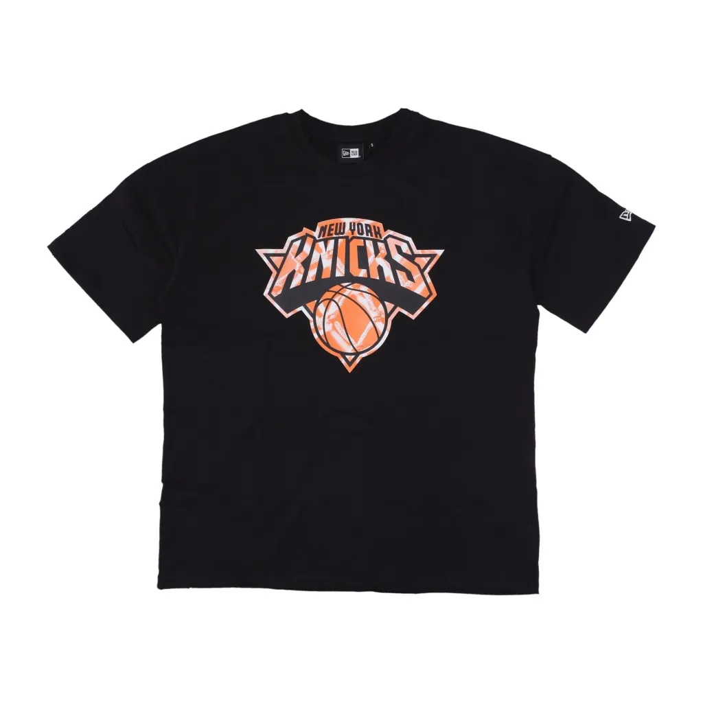 maglietta uomo nba infill logo os tee neykni BLACK/DARK ORANGE