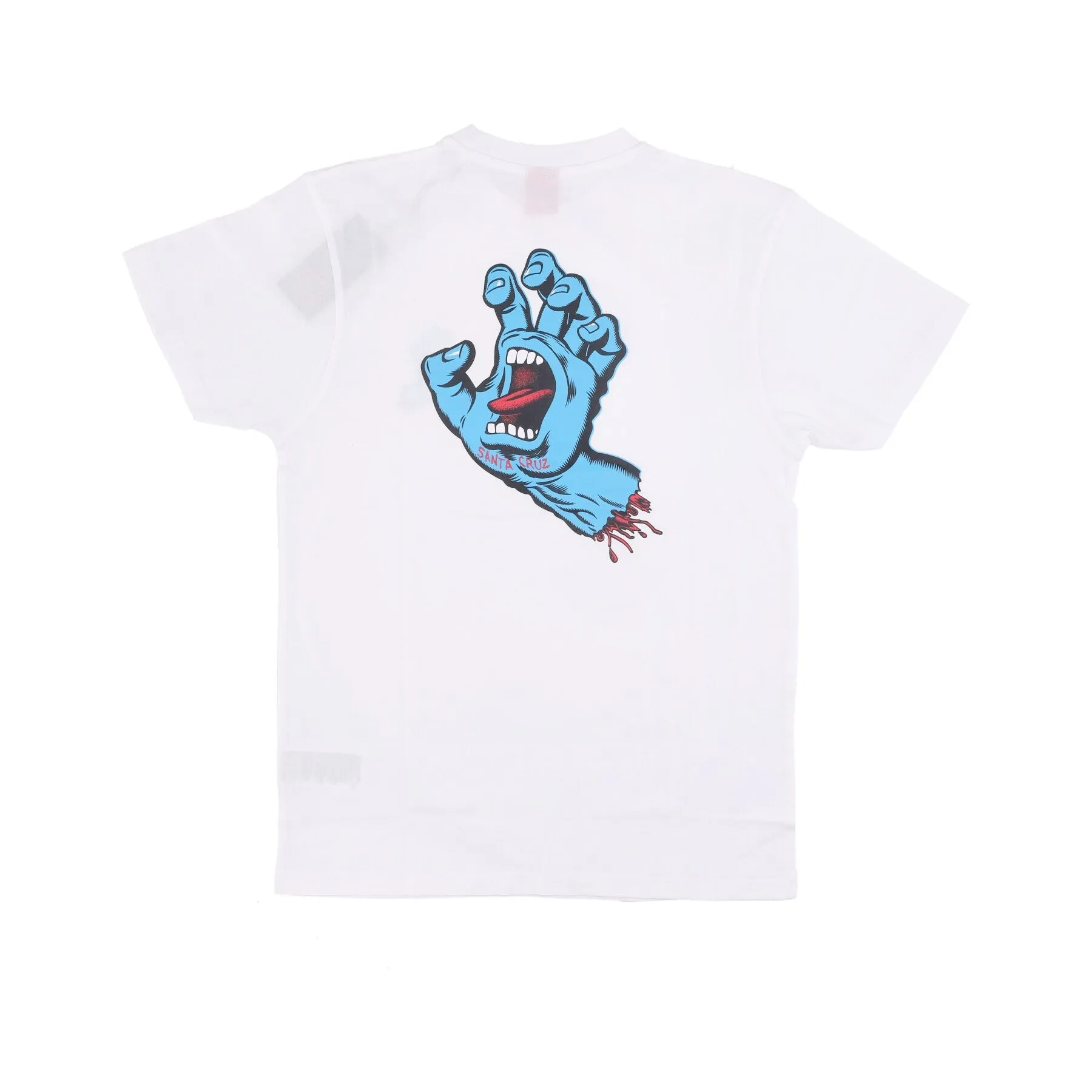 Maglietta Uomo Screaming Hand Chest Tee White