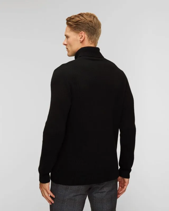 Maglione a collo alto in cashmere da uomo Johnstons of Elgin