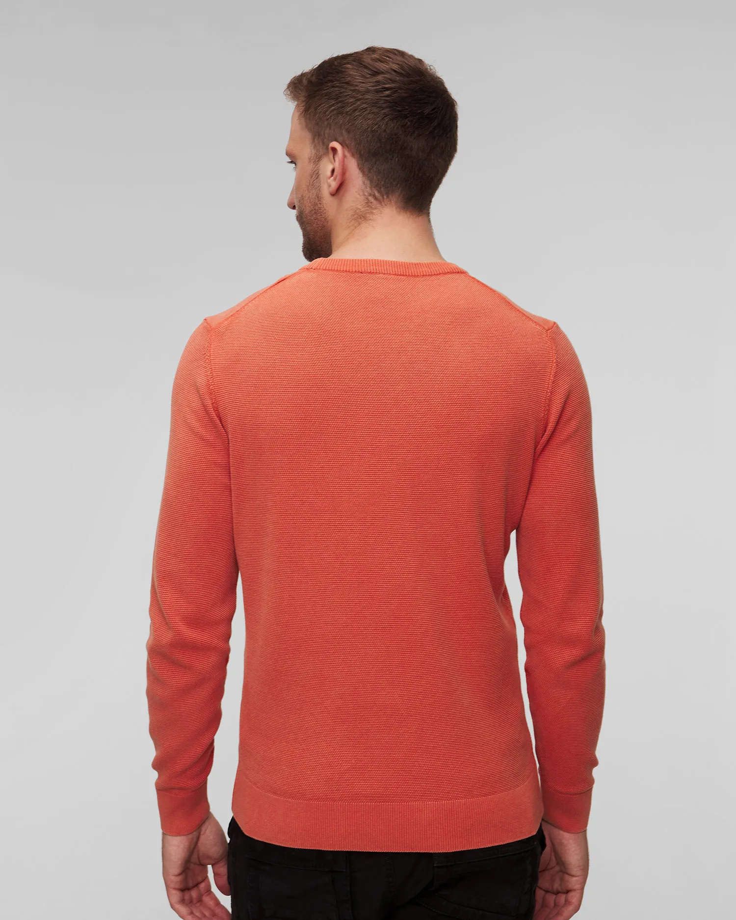 Maglione arancione da uomo Aeronautica Militare 242MA1526L463-57566