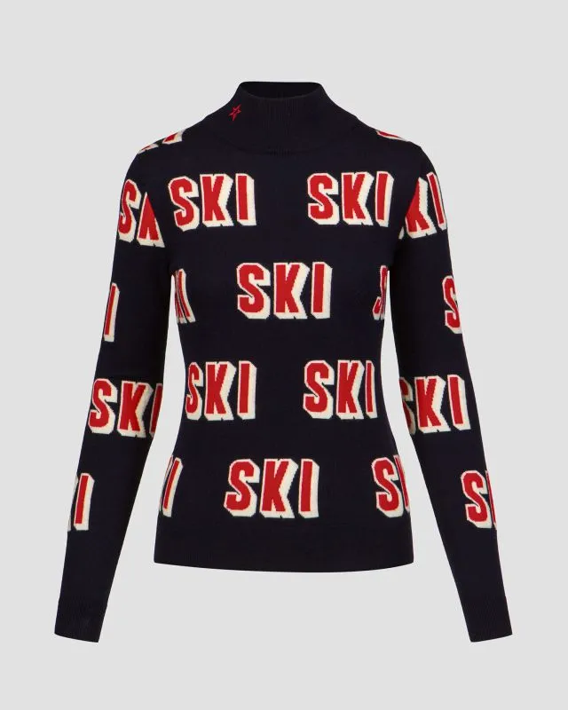 Maglione in lana di merino da donna Perfect Moment 3D SKI