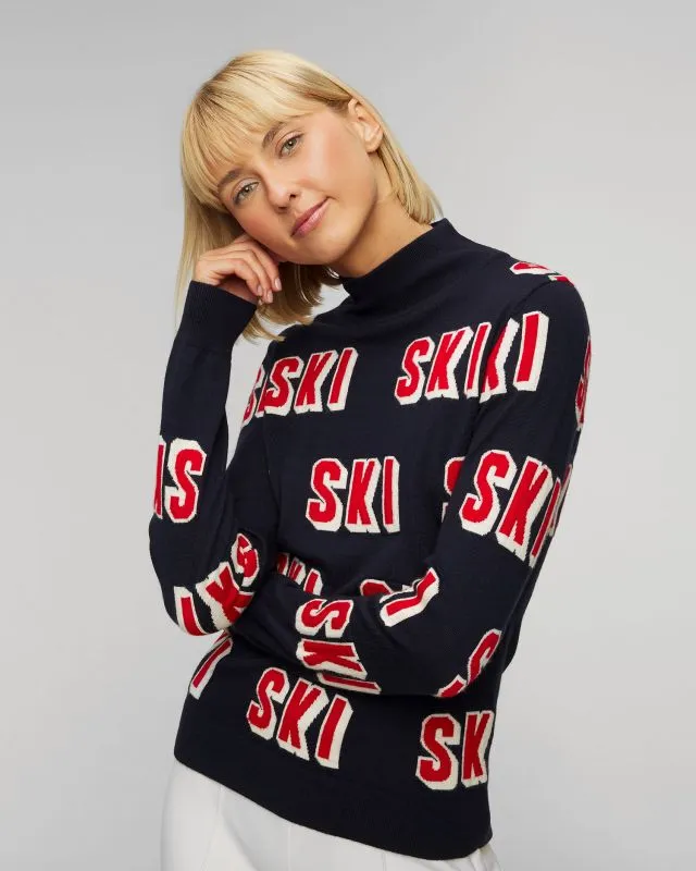 Maglione in lana di merino da donna Perfect Moment 3D SKI