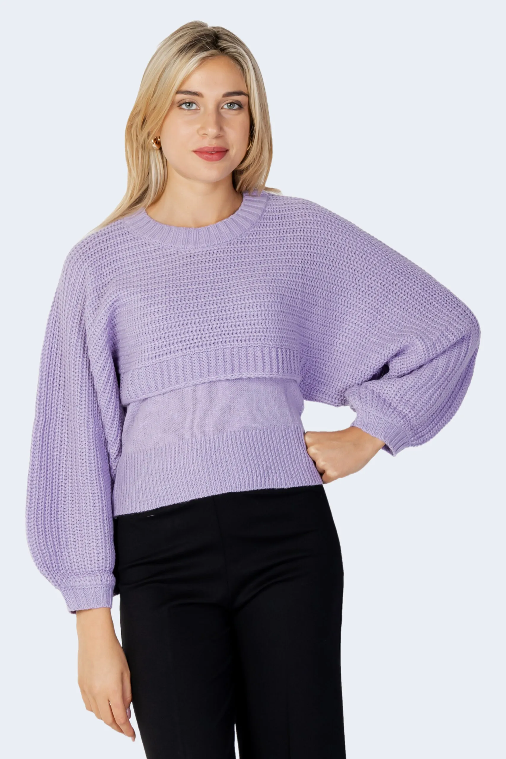 Maglione Jacqueline de Yong jdyjusty shanine l/s set knt Lilla