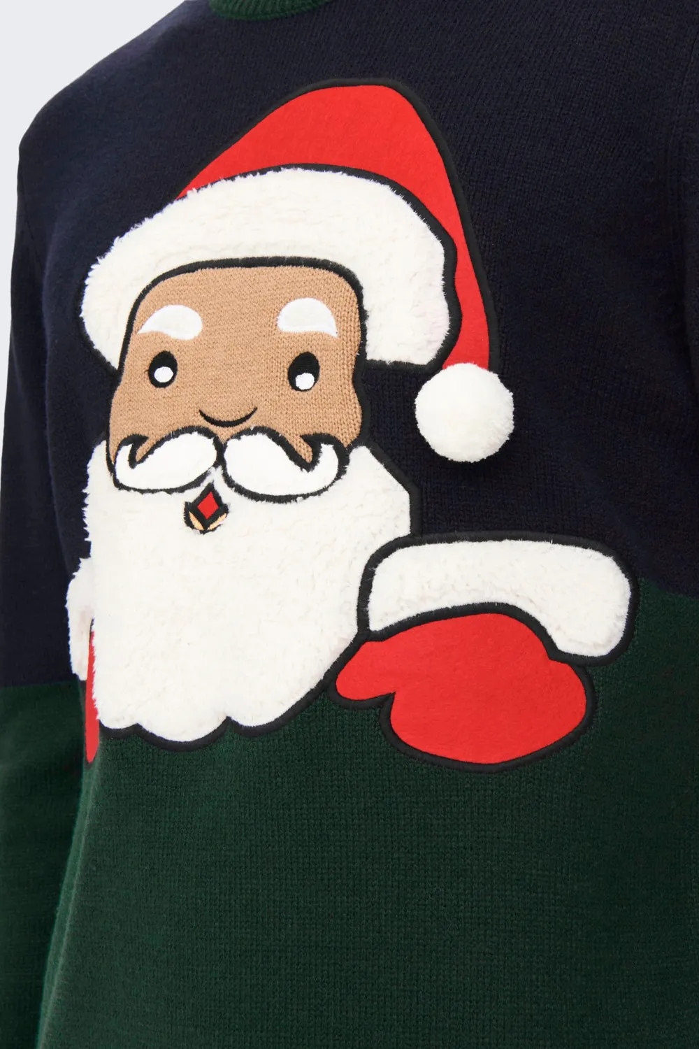 Maglione Only & Sons onsxmas reg block crew knit Blue scuro