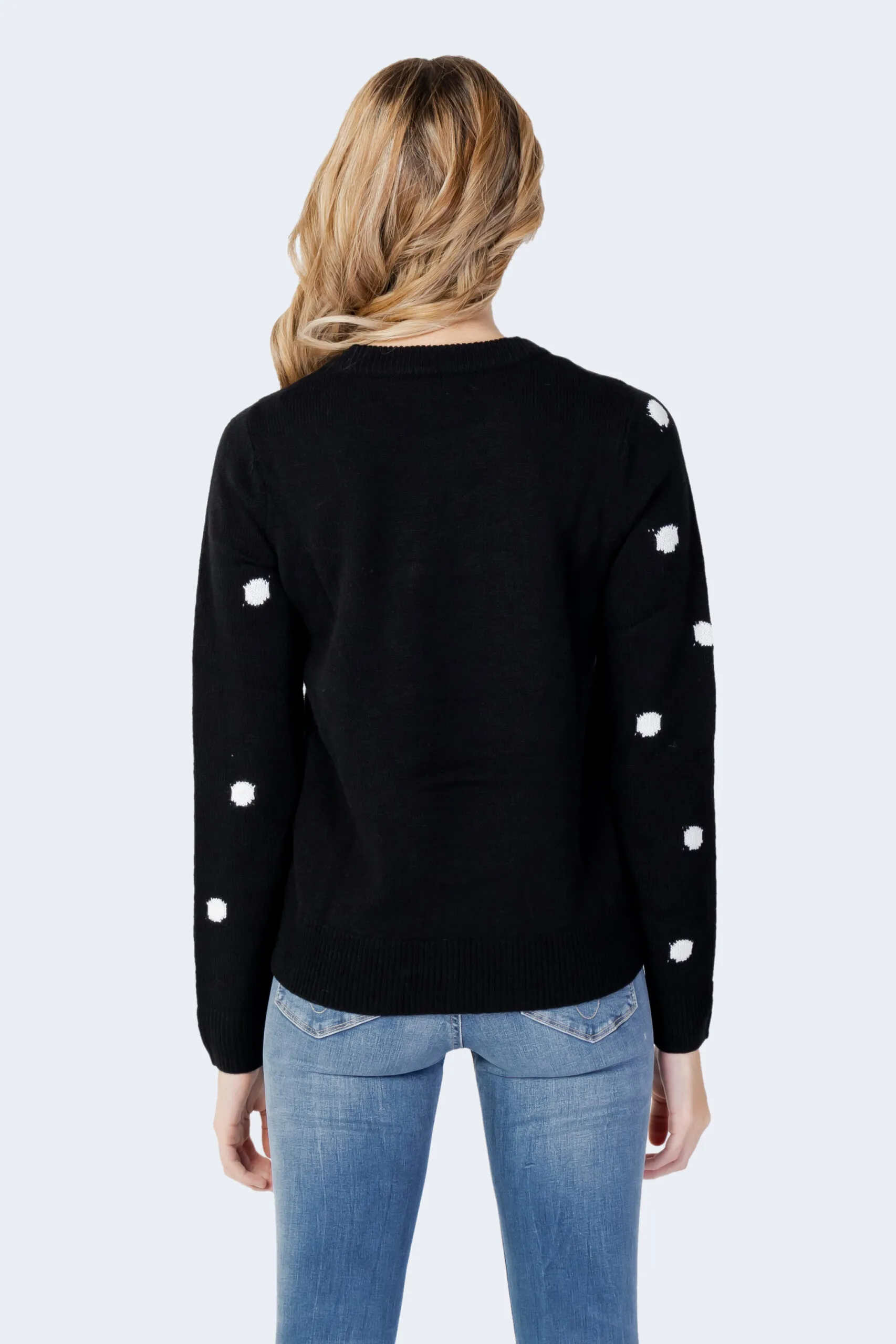 Maglione Vero Moda vmtinsel ls o-neck blouse xmas  rep Nero