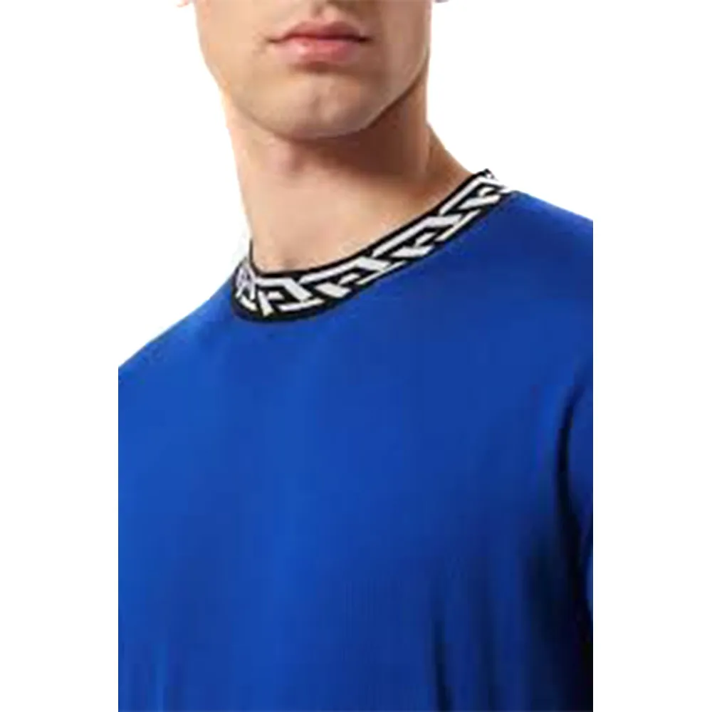 Maglione Versace blu elettrico 1006230 1A04245 1UC30