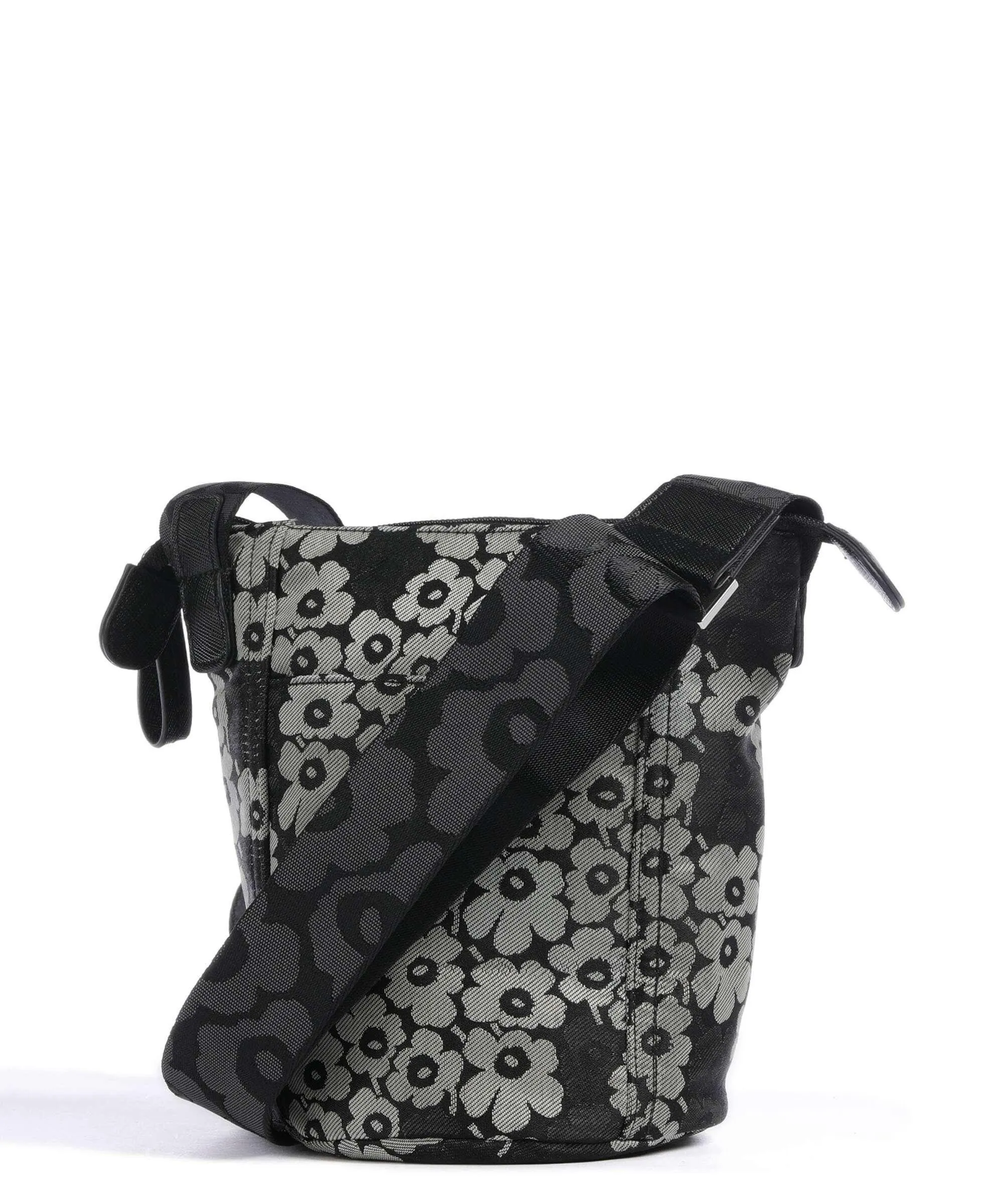  Marimekko Unikko Essential Borsa a tracolla poliestere nero  