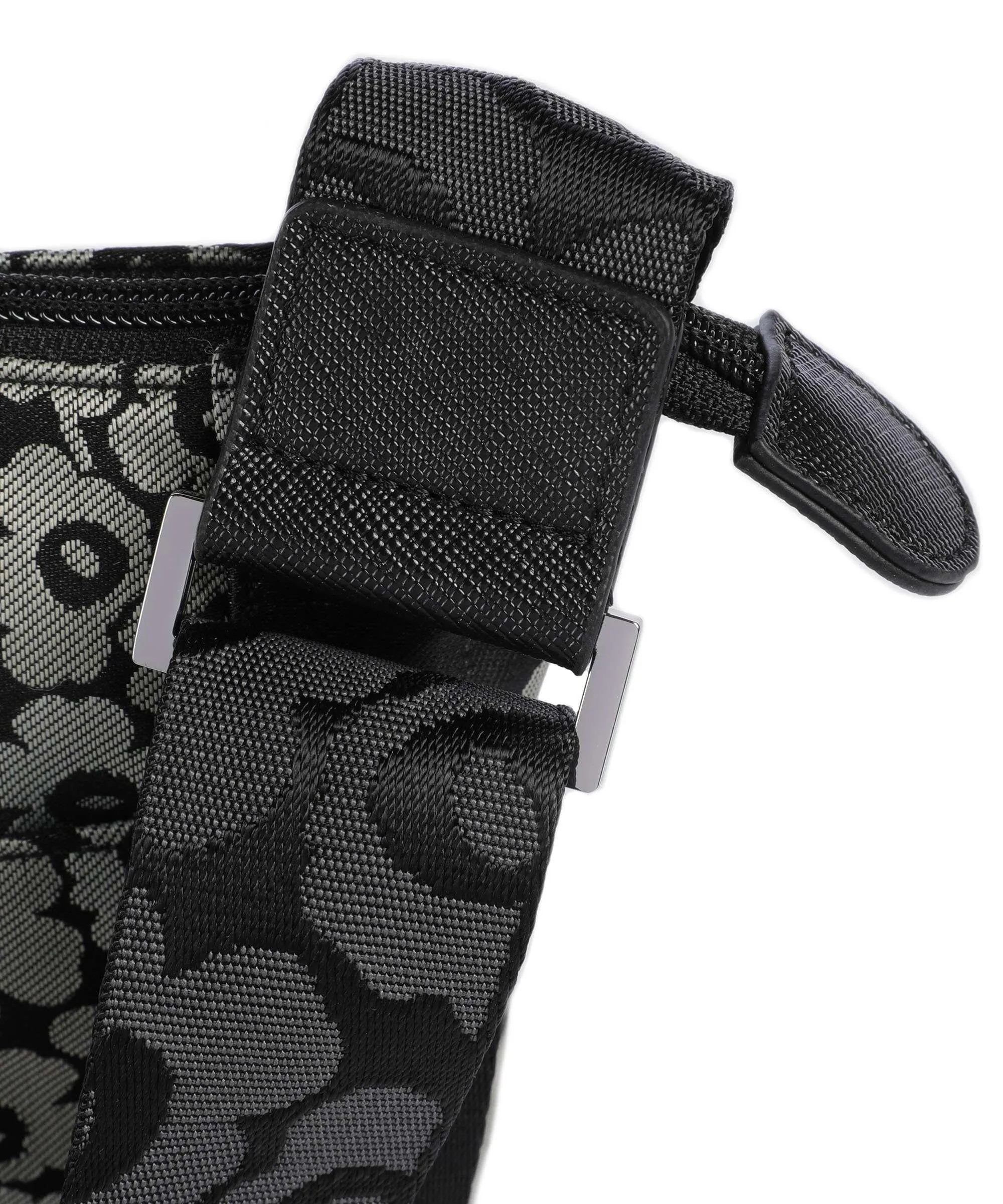  Marimekko Unikko Essential Borsa a tracolla poliestere nero  