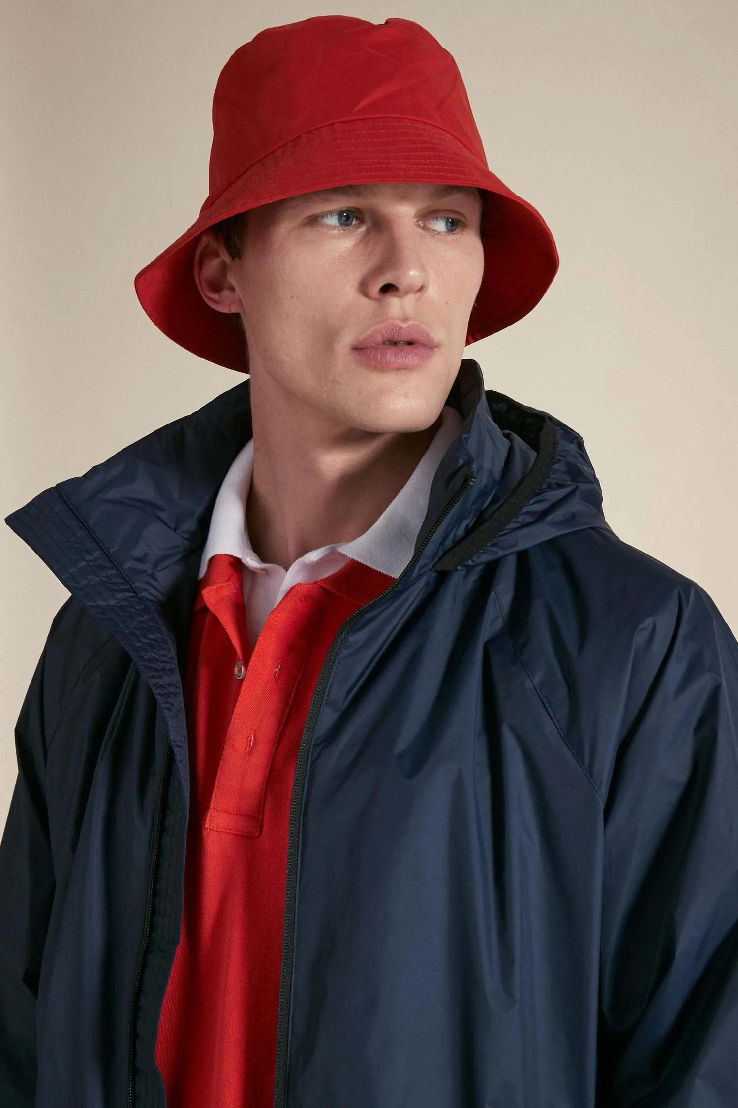 MELLOW – Windbreaker blu impacchettabile