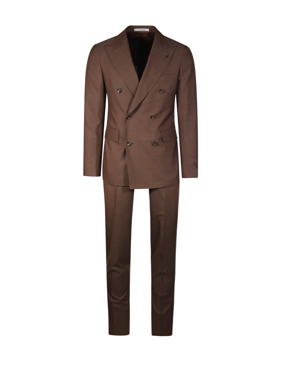MEN TAGLIATORE BROWN VIRGIN WOOL SUIT